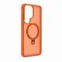 Evelatus Samsung Galaxy S26 Ultra Shield-hoes met MagSafe & Standaard Mat Ring Oranje