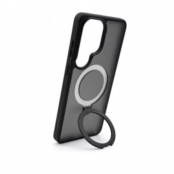 Evelatus Samsung Galaxy S26 Ultra Shield-hoesje met MagSafe & standaard matte ring zwart