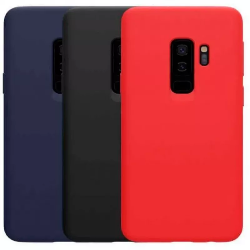 Evelatus Samsung Galaxy S9 Plus nano-siliconen hoesje Soft Touch TPU zwart
