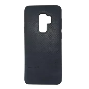 Evelatus Samsung Galaxy S9 Plus TPU hoesje met metalen plaat voor magnetische telefoonhouder - blauw