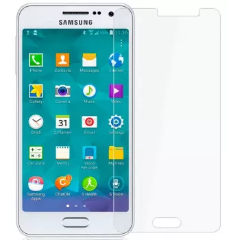 Evelatus siliconen back cover voor Samsung Galaxy A3 (2015) - zwart