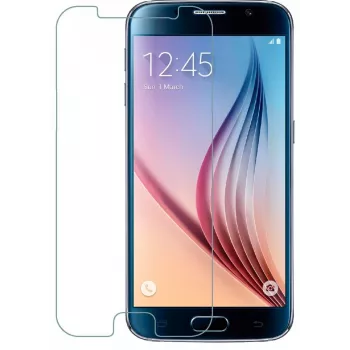 Evelatus Siliconen Achterkant Hoesje voor Samsung Galaxy S6 G920 - Zwart