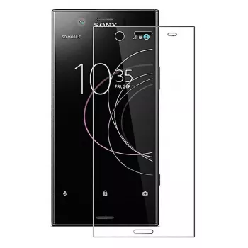 Evelatus silicone achtercover voor Sony Xperia XZ1 - zwart