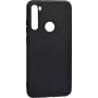 Evelatus soft touch siliconehoes met draagband voor Xiaomi Redmi Note 8 / Redmi Note 8 2021 - zwart