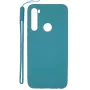 Evelatus soft touch siliconehoes met band voor Xiaomi Redmi Note 8 / Redmi Note 8 2021 - blauw