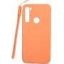 Evelatus soft touch siliconen hoesje met handlus voor Xiaomi Redmi Note 8 / Redmi Note 8 2021 - roze