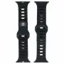 Evelatus Sport siliconen loop armband voor Apple Watch 42/44/45/49mm zwart