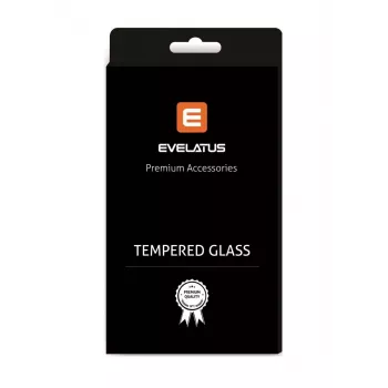 Evelatus gehard glas schermbescherming voor Apple iPhone XR & iPhone 11, 6,1 inch, 9H-hardheid, 3D-gebogen randen, volledige dekking, HD-helder, krasvast, oleofobe, belvrij