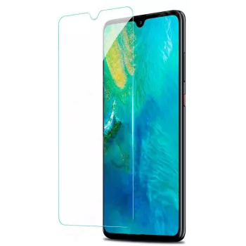 Evelatus gehard glas screenprotector voor Huawei Y6P 2020, 0,33mm plat helder, Japan Glue, antistatisch