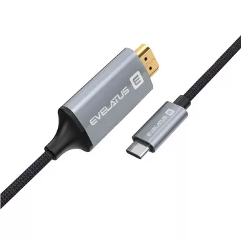 Evelatus TPC04 Universele datakabel HDMI naar Type-C, zwart