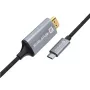 Evelatus TPC04 universele datakabel HDMI naar Type-C, zwart