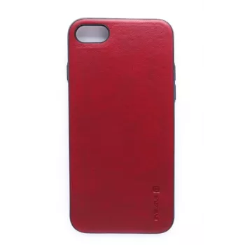 Evelatus Velvet Red siliconen achterkanthoes voor Apple iPhone 7/8/SE (2020/2022)