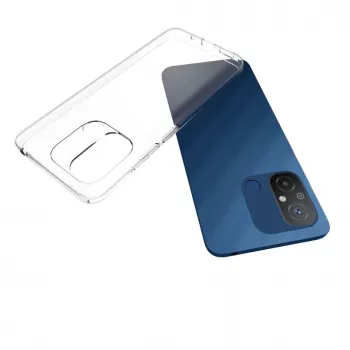 Evelatus Xiaomi Redmi 12C transparante siliconenhoes 1,5 mm TPU transparant