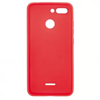 Evelatus Xiaomi Redmi 6 nano siliconen hoesje soft touch TPU rood