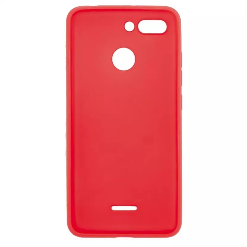 Evelatus Xiaomi Redmi 6 nano siliconen hoesje soft touch TPU rood