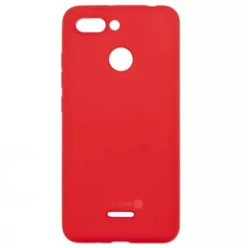 Evelatus Xiaomi Redmi 6 nano siliconen hoesje soft touch TPU rood