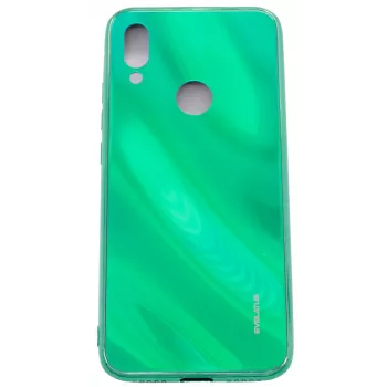 Evelatus Xiaomi Redmi 7 Water Ripple Full Color Electroplating gehard glas hoesje groen