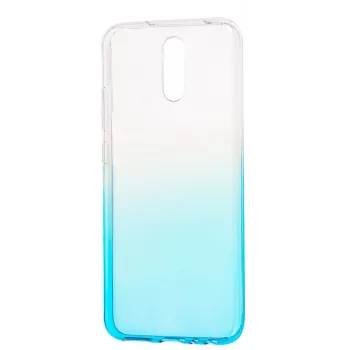 Evelatus Xiaomi Redmi 8 Gradient TPU Hoesje Blauw