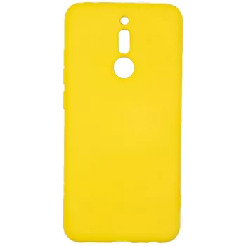 Evelatus Xiaomi Redmi 8 nano siliconen case soft touch TPU geel