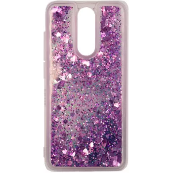 Evelatus Xiaomi Redmi 8 Shining Quicksand Case Paars