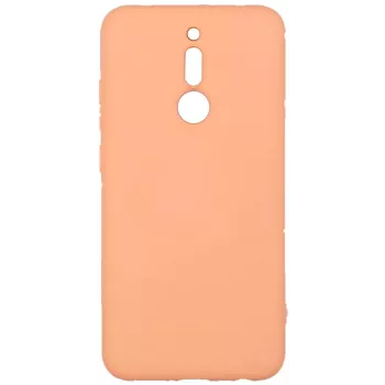 Evelatus Xiaomi Redmi 8 Soft Touch Siliconen Achterkant Hoesje Powder Pink