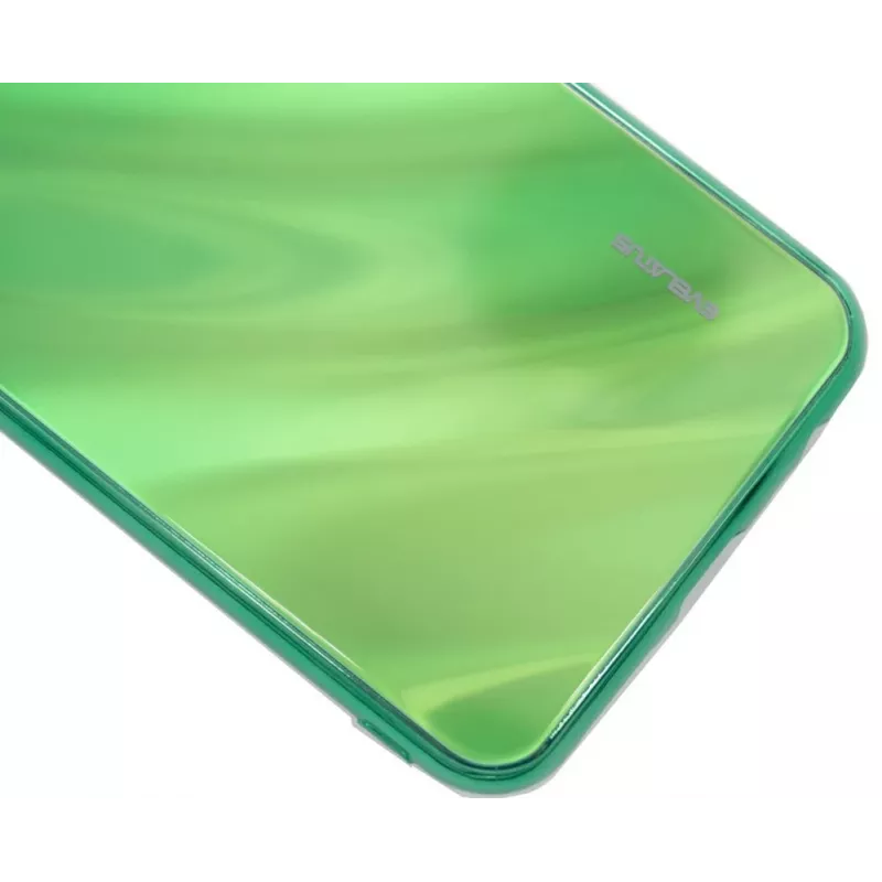 Evelatus Xiaomi Redmi 8 Water Ripple Full Color Electroplating Gehard Glas Screenprotector Groen