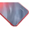 Evelatus Xiaomi Redmi 8 Water Ripple Gradient Color Anti-Explosion gehard glas case gradient rood-zwart