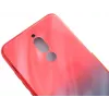 Evelatus Xiaomi Redmi 8 Water Ripple Gradient Color Anti-Explosion gehard glas case gradient rood-zwart