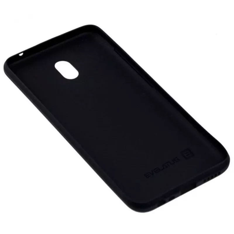 Evelatus Xiaomi Redmi 8a Soft Touch Siliconen Beschermhoes Zwart