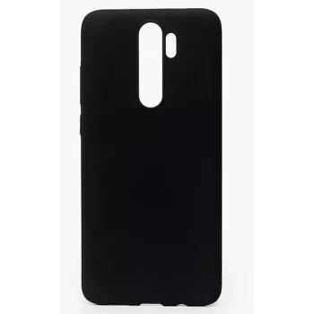 Evelatus Xiaomi Redmi 9 Soft Touch Siliconenhoes Zwart