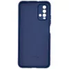 Evelatus Xiaomi Redmi 9T nano siliconen hoesje soft touch TPU blauw