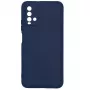 Evelatus Xiaomi Redmi 9T nano siliconen hoesje soft touch TPU blauw