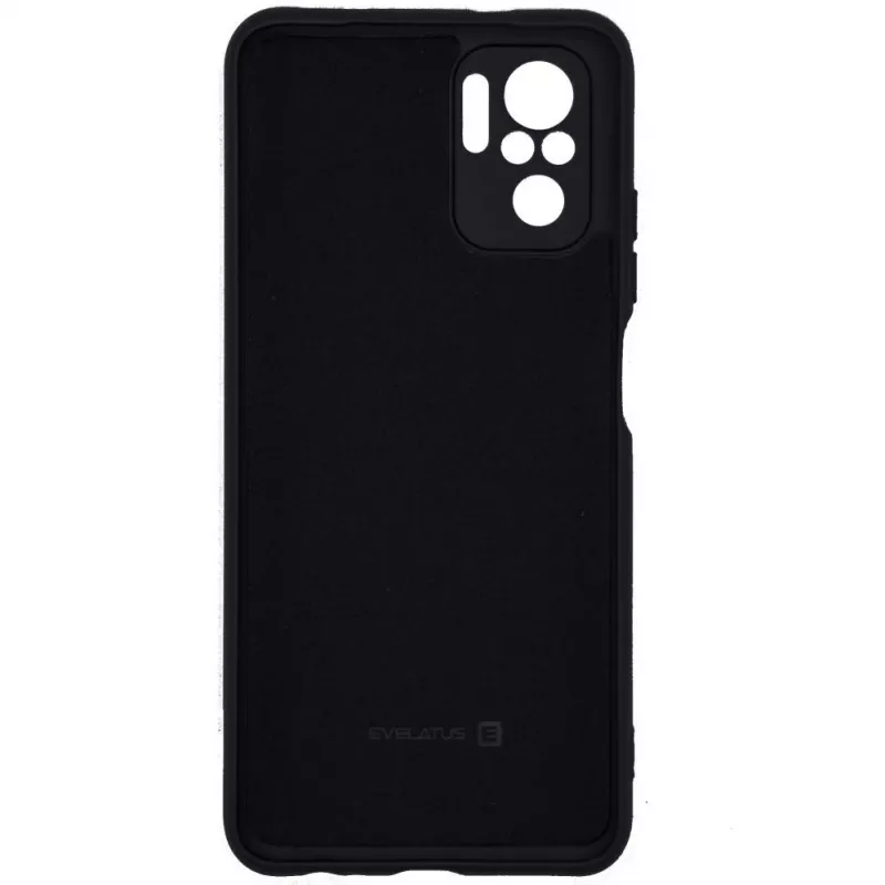 Evelatus Xiaomi Redmi Note 10 / Note 10S Nano Siliconen Hoesje Soft Touch TPU Zwart