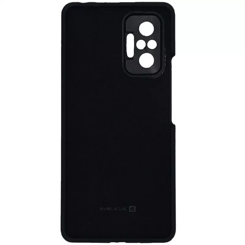 Evelatus Xiaomi Redmi Note 10 Pro Premium Soft Touch silicone hoesje zwart