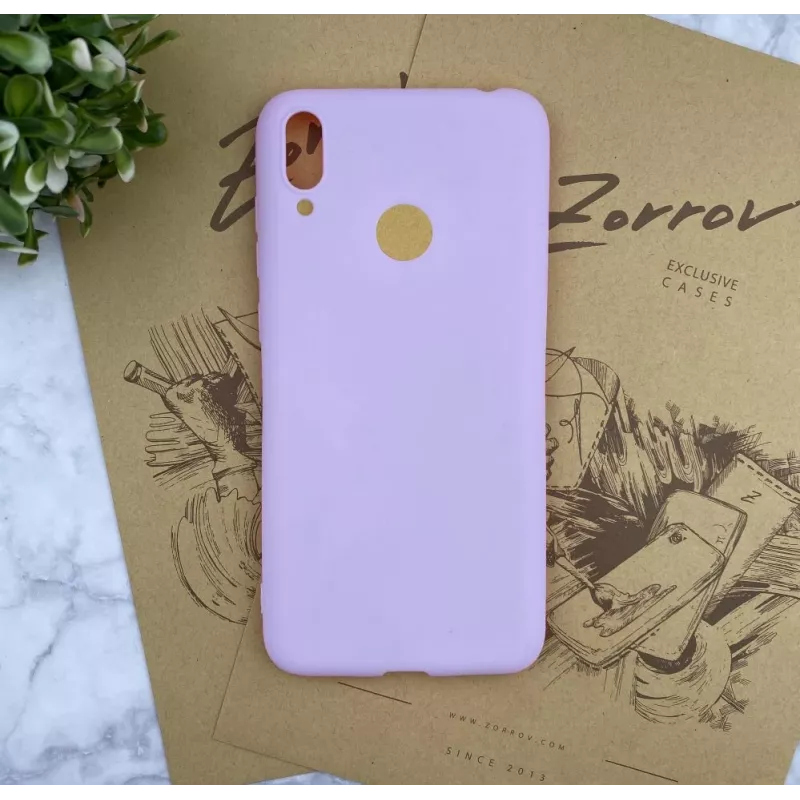 Evelatus Xiaomi Redmi Note 7 nano siliconen hoes soft touch TPU blauw