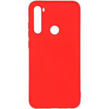 Evelatus Xiaomi Redmi Note 8 / Redmi Note 8 2021 nano siliconen hoesje soft touch TPU rood