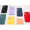 Evelatus Xiaomi Redmi Note 8 / Redmi Note 8 2021 soft touch siliconen case met band paars