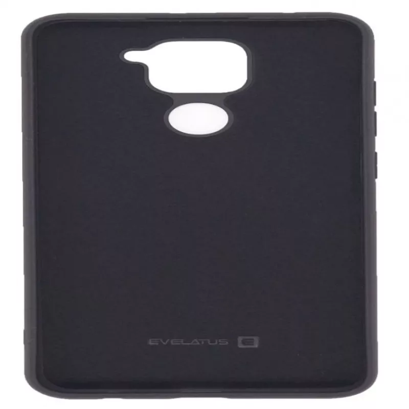 Evelatus Xiaomi Redmi Note 9 Nano siliconen hoes Soft Touch TPU zwart
