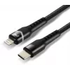 everActive CBB-1CIR USB-C naar Lightning RGB LED-kabel 1m 27W PD zwart