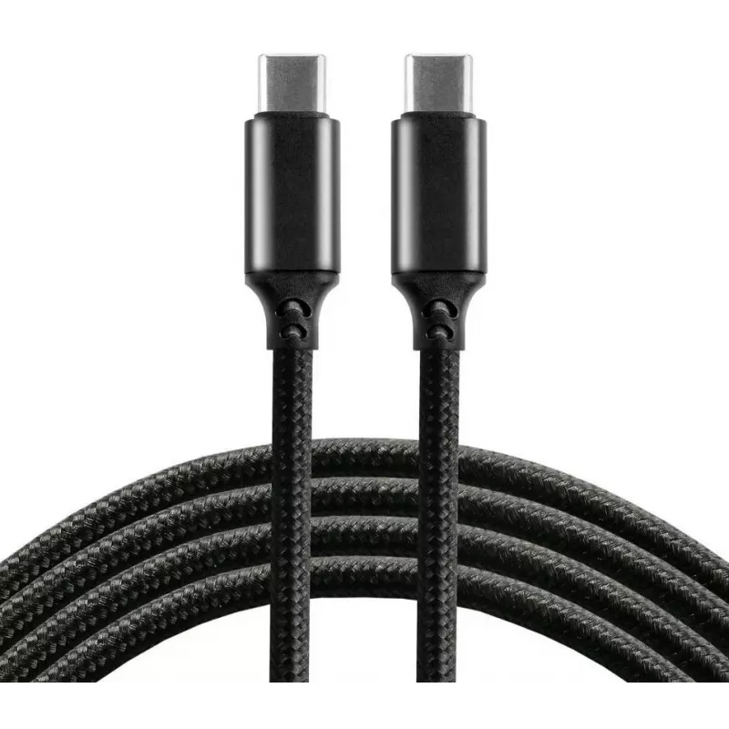 everActive CBB-1PD3 USB-C naar USB-C kabel 1m PD 60W 3A Zwart