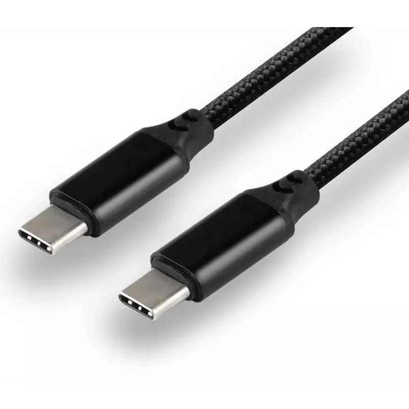 everActive CBB-1PD3 USB-C naar USB-C kabel 1m PD 60W 3A Zwart