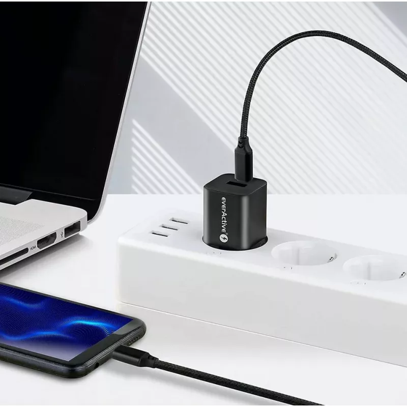 everActive CBB-1PD5 USB-C naar USB-C kabel 100W PD 5A 1m