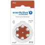 everActive ULTRASONIC 312 / PR41 hoortoestelbatterijen, 6-pack