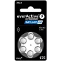 everActive ULTRASONIC IMPLANT HD 675 / PR44 hoortoestelbatterijen, 6-pack