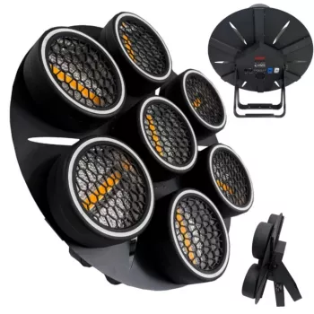EVOLIGHTS LUMEN 7 RING 7x30W WW + 224x0,5W/31x0,2W