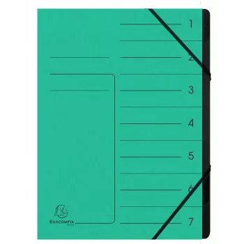 Exacompta harmonicamap 7 vakken groen