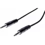 EXERTIS CONNECT 20 m 3,5mm stereo-jack audiokabel, stekker naar stekker, zwart 108572