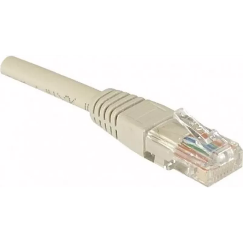 Exertis Connect 857250 Cat5e U/UTP netwerkkabel, 10 m, grijs, RJ45, Gigabit Ethernet