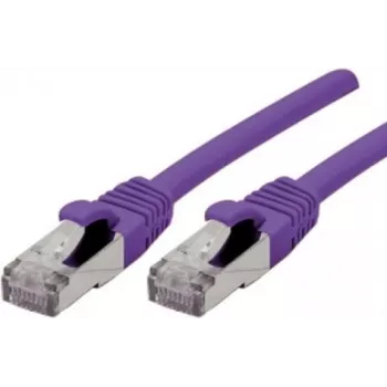 Exertis Connect 858516 Cat6a S/FTP-patchkabel, 1 m, violet, RJ45, 10Gbps, 500MHz