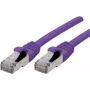 Exertis Connect 858516 Cat6a S/FTP-patchkabel, 1 m, violet, RJ45, 10Gbps, 500MHz